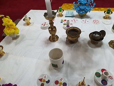 용화사 블복장행사 준비